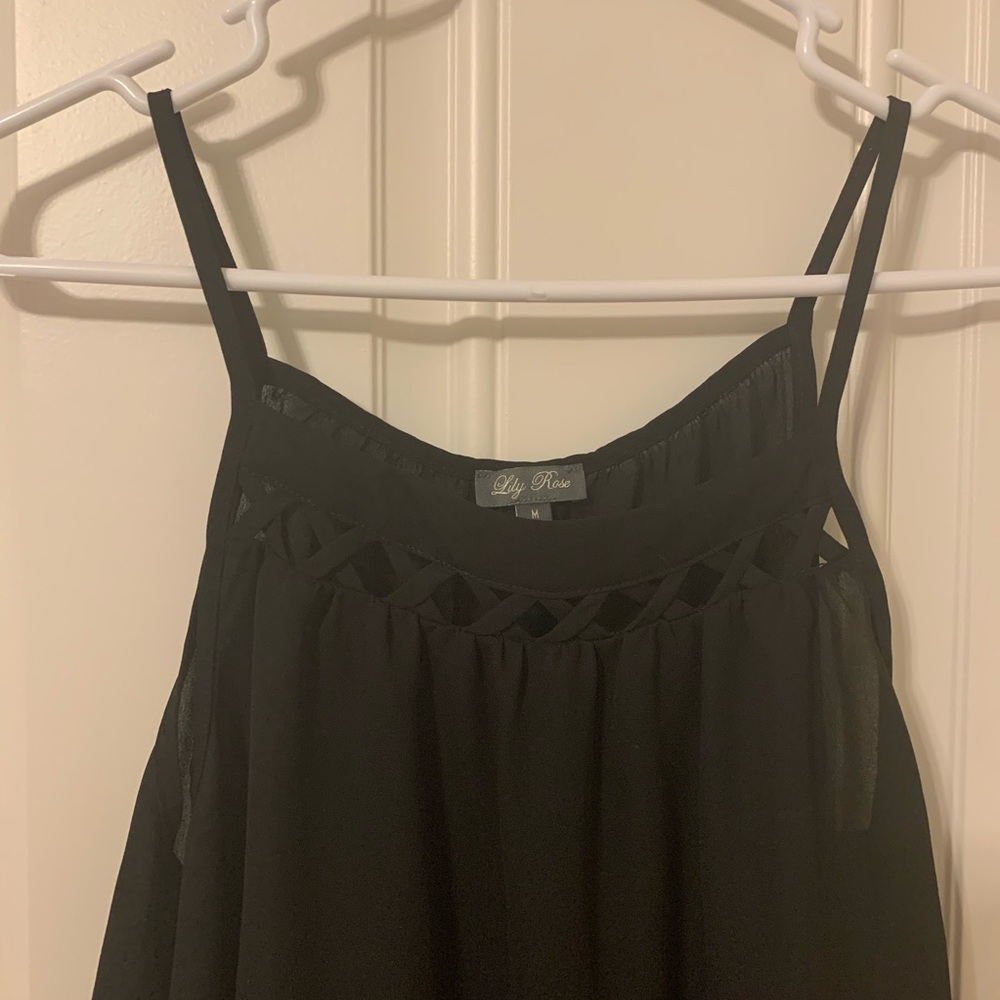 Lily Rose Black blouse